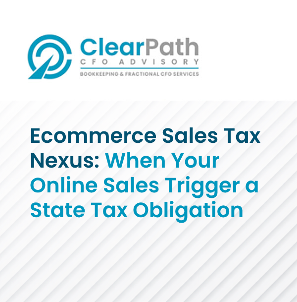Ecommerce Sales Tax Nexus